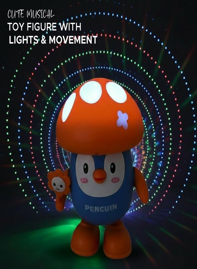 NHR Dancing Mushroom Musical Toy for Kids | Talking Cartoon Toy with Lights, Music, Dancing & Voice Recording | Fun Gift for Boys & Girls (Ages 2+) - Image 3